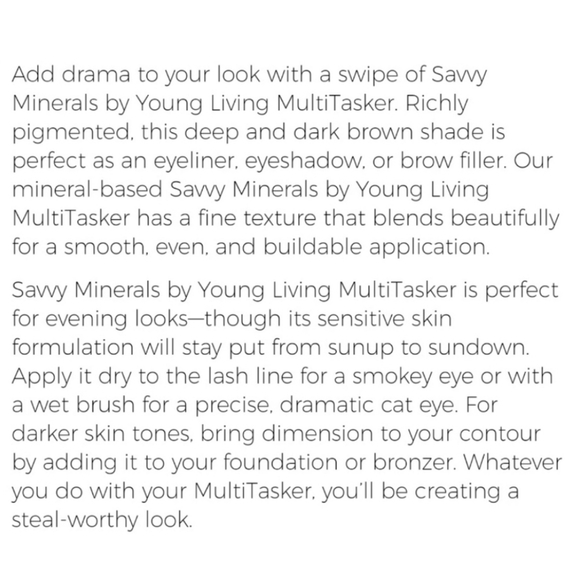 Young Living Savvy Minerals MultiTaskers- Set of 2! -  Dark - Picture 7 of 7